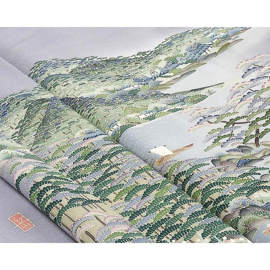 正絹 本加賀友禅 訪問着(未使用品)【東藤岳】裄70cm 正絹 本加賀友禅 訪問着(未使用品)【東藤岳】裄70cm - メルカリ