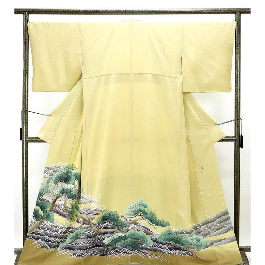 半額 50％OFF SALE 色留袖 未着用美品 正絹 加賀友禅 白坂幸蔵作 身丈 