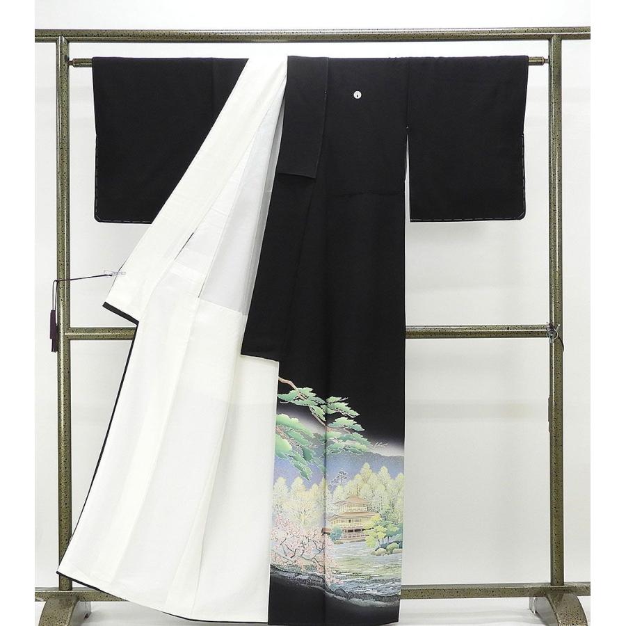 留袖 未着用美品 正絹 加賀友禅 石田巳代治作 身丈159.5cm 裄丈65.5cm 