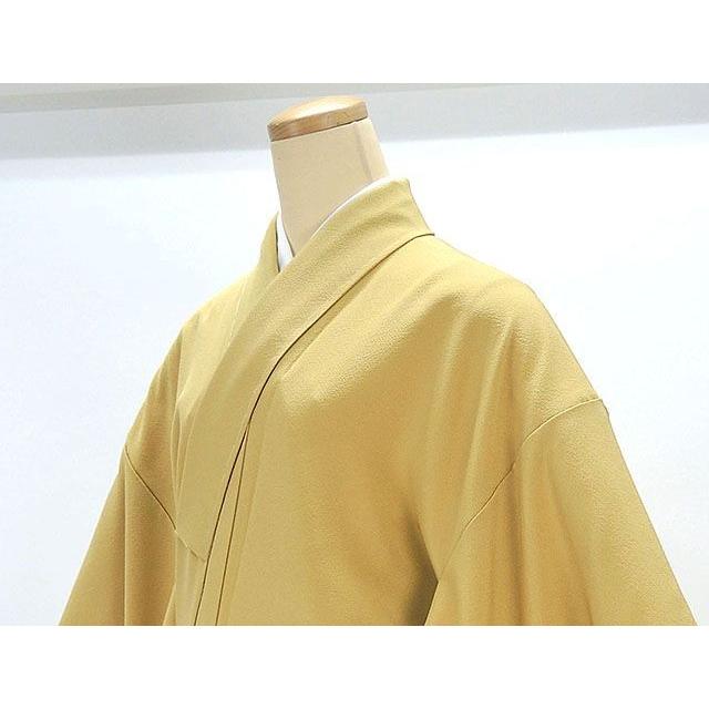 新品未使用落款有作家物黄土色のボカシに吉祥文様高級正絹色留袖 - 黒留袖