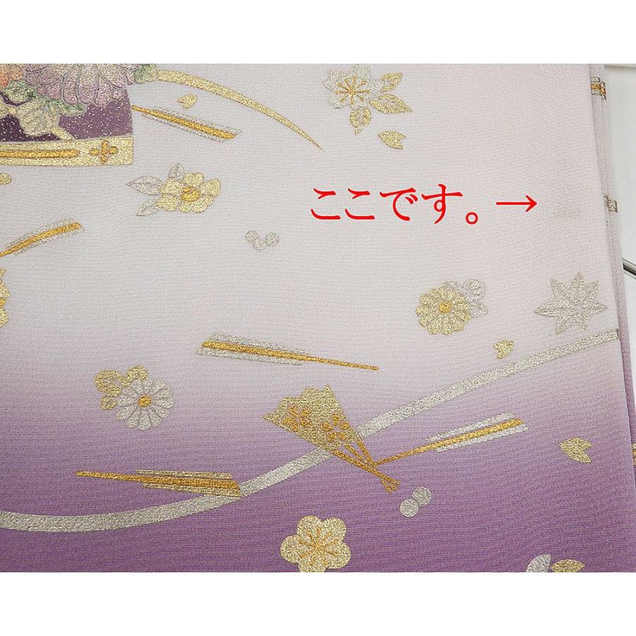 未使用♥️名工 和田光正 色留袖 長襦袢 躾糸付セット 肩身丈157