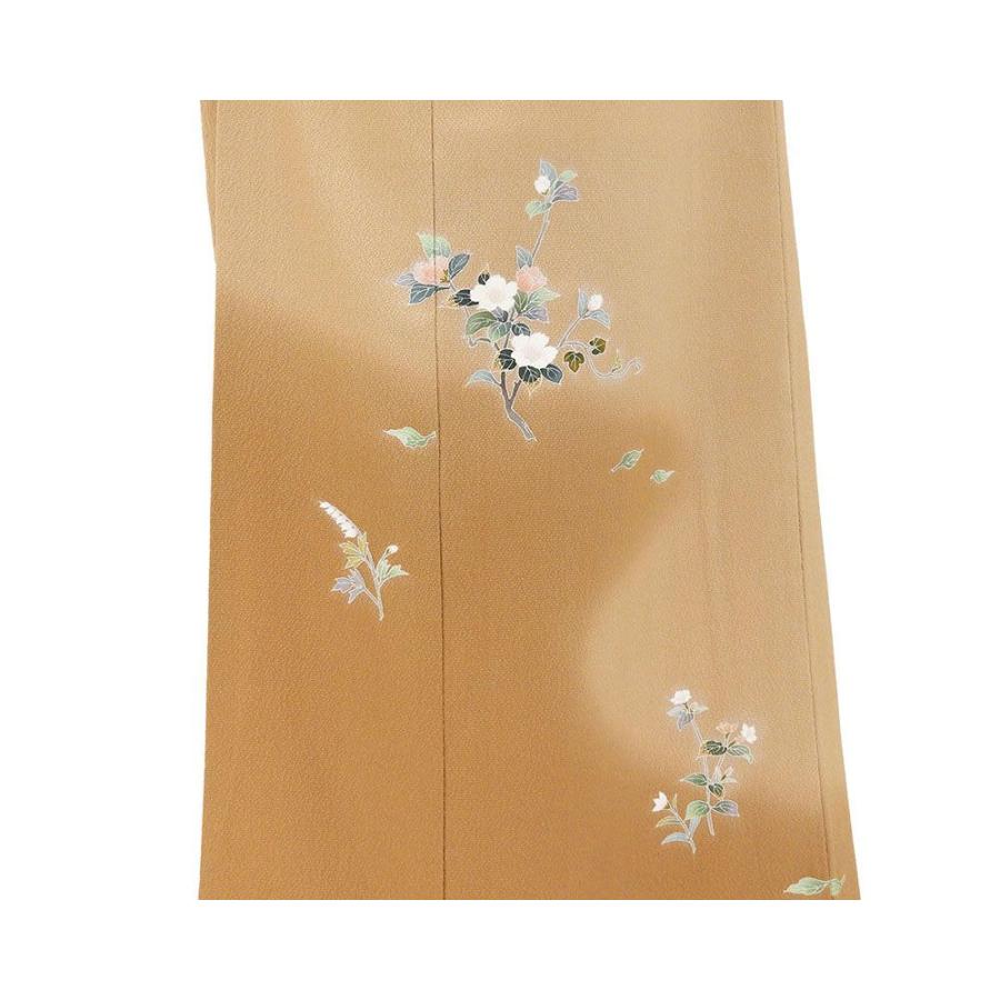 色留袖 未使用 正絹 加賀友禅 梶山伸作 身丈154.5cm 裄丈65.5cm 中陰