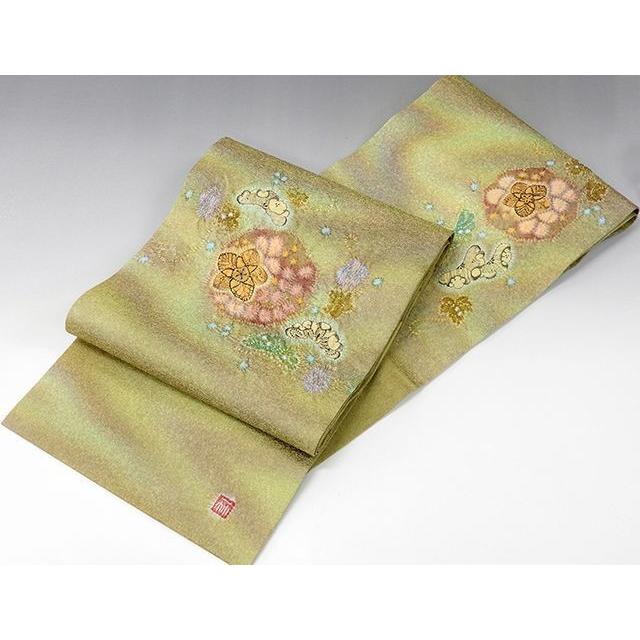 要在庫確認 美品　久保田一竹　一竹工房　辻が花　袋帯(34-2866rym) 50％OFF SALE 袋帯 未着用超美品 正絹 久保田一竹 一竹辻が花 一竹工房