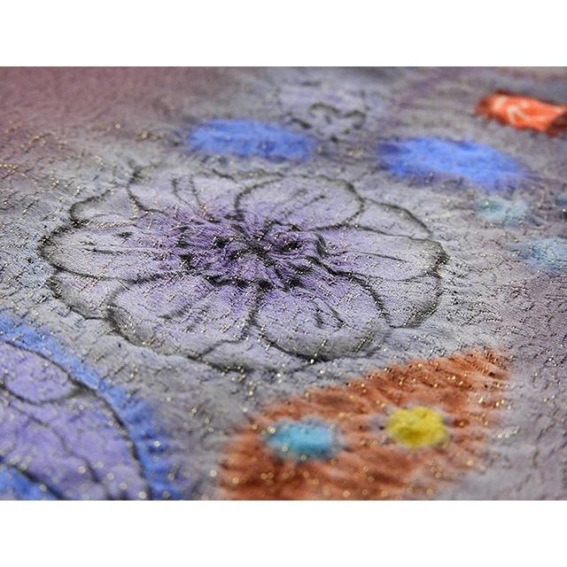 袋帯 正絹 久保田一竹 一竹辻が花 一竹工房 辻が花 美品 リサイクル  