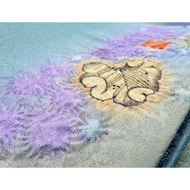 袋帯 未着用超美品 正絹 久保田一竹 一竹辻が花 一竹工房 辻が花 袋帯 未使用 新古品_5