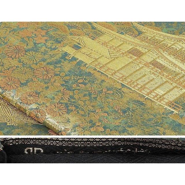 袋帯 正絹 服部織物謹製 金閣寺風景模様 リサイクル 中古 結婚式 入学
