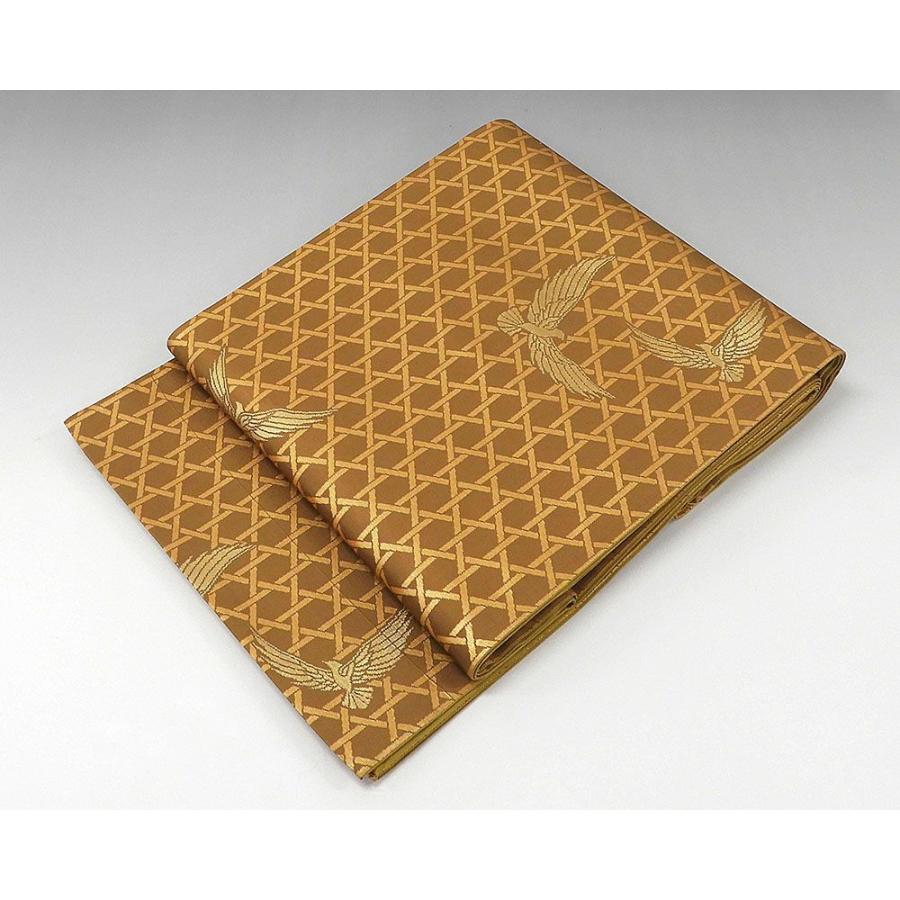 袋帯 正絹 籠目鳩模様 袋帯 良品 リサイクル 袋帯 正絹 籠目鳩模様 良品 リサイクル 中古 結婚式 入学式 卒業式