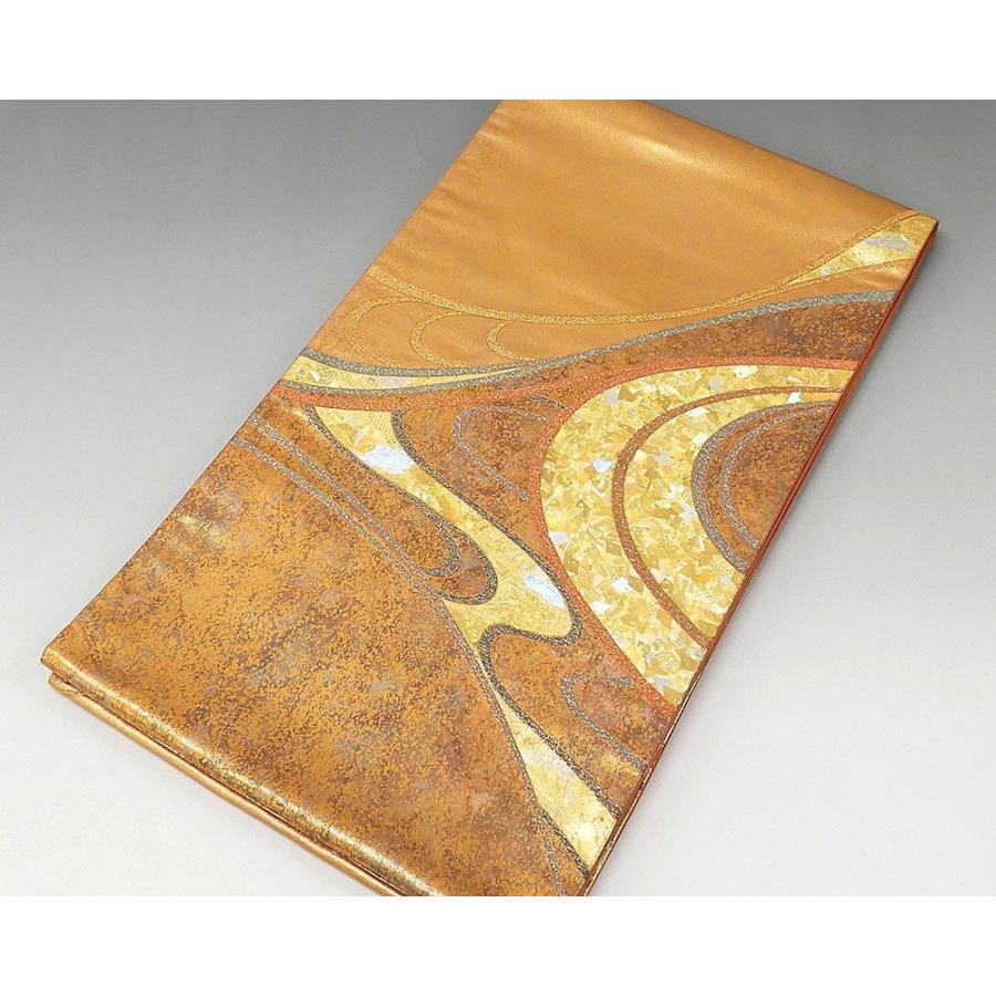 袋帯 正絹 金彩友禅 堀省平作 袋帯 リサイクル 袋帯 正絹 金彩友禅 堀省平作 リサイクル 中古 結婚式 入学式 卒業式