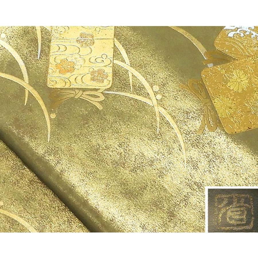 袋帯 未着用美品 正絹 金彩友禅 堀省平作 未使用 新古品 結婚式