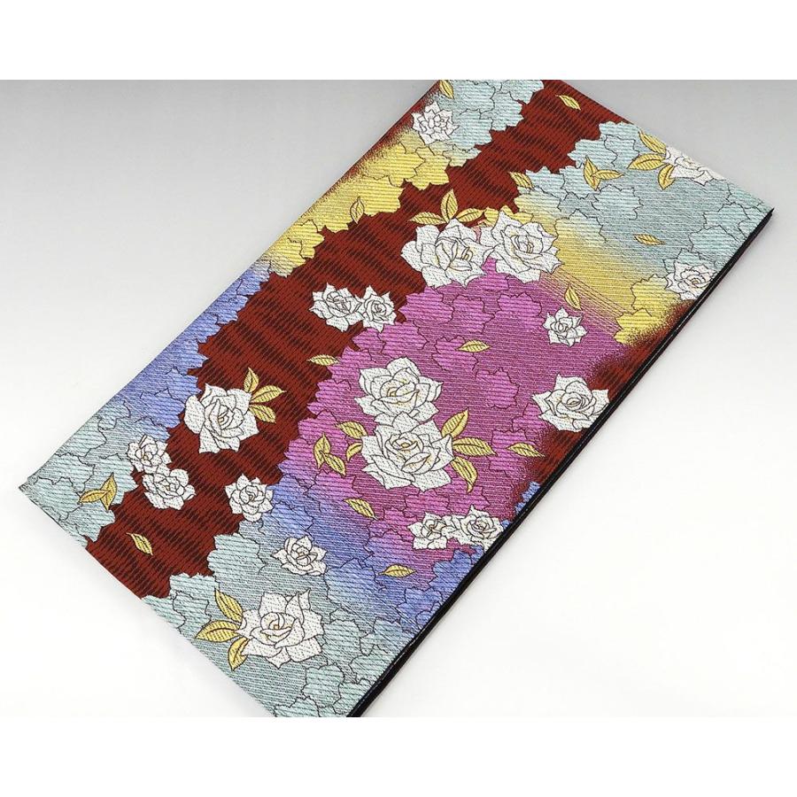 30％OFF SALE 袋帯 未着用超美品 正絹 薔薇模様 振袖 未使用 新古品