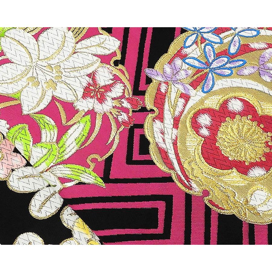 袋帯 交織 匹田花模様 リサイクル 中古 フォーマル 礼装用 パーティー