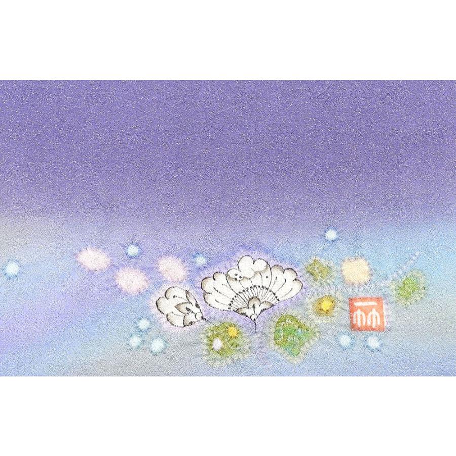 袋帯 未着用美品 正絹 久保田一竹 一竹辻が花 一竹工房 辻が花絞り 袋帯 未使用 新古品_4