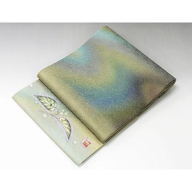 袋帯 未着用超美品 正絹 久保田一竹 一竹辻が花 一竹工房 辻が花 袋帯 未使用 新古品_1