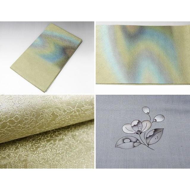 袋帯 未着用超美品 正絹 久保田一竹 一竹辻が花 一竹工房 辻が花
