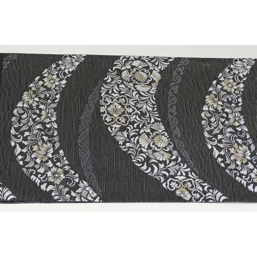 20％OFF！SALE 袋帯 新品仕立付き 正絹 螺鈿作家 藤本隆士作 西陣 さくら工房  ブラックダイヤ 袋帯 未仕立 仕立て代込み 新品 g1464の画像