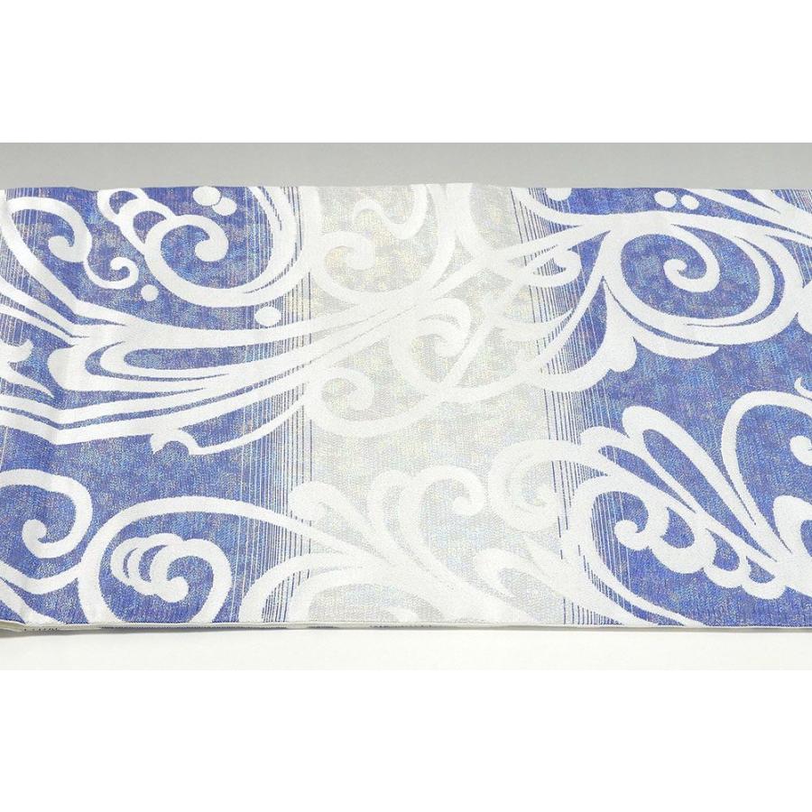 袋帯 新品仕立付き 正絹 螺鈿作家 藤本隆士作 幾何模様 未仕立 仕立て