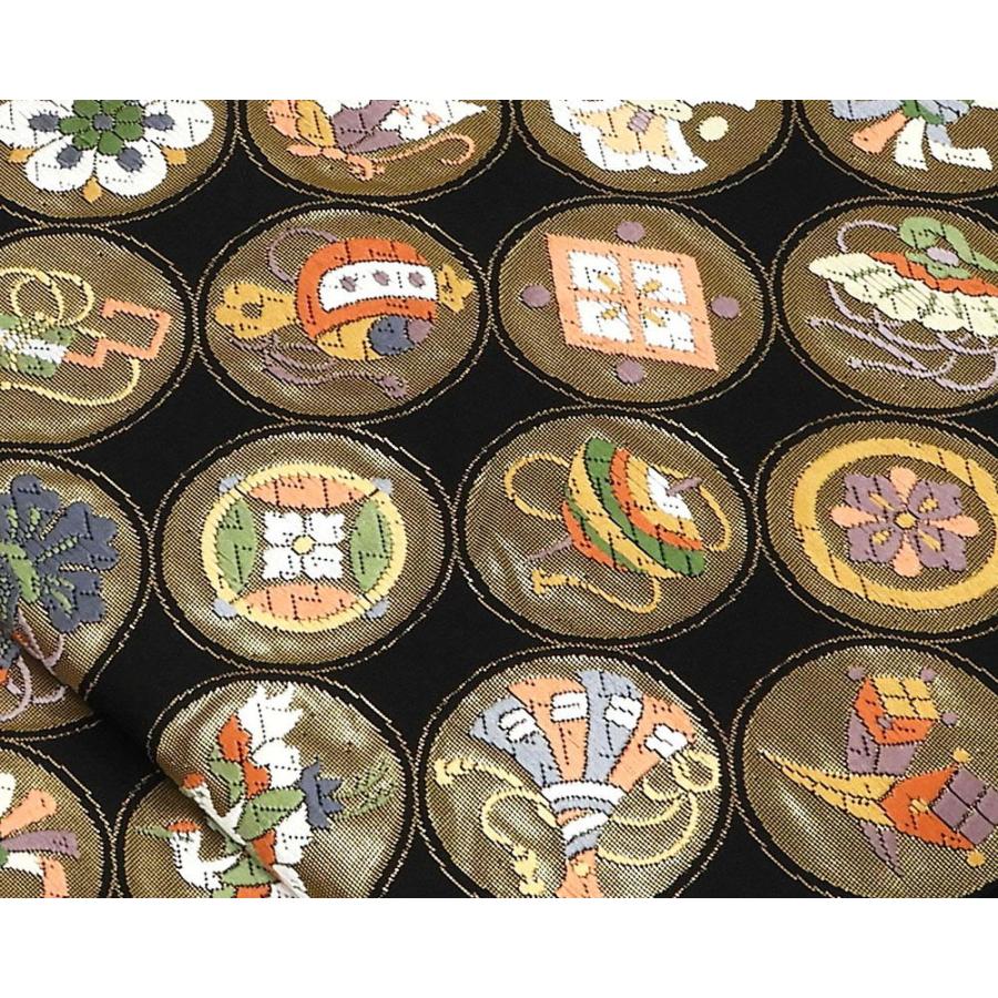 袋帯 新品仕立付き 正絹 西陣 白寿苑謹製 錦綾宝尽し文 未仕立 仕立て