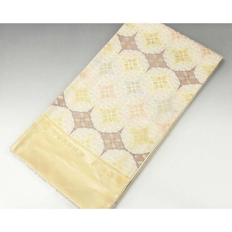 30％OFF SALE 袋帯 新品仕立付き 正絹 西陣 河合美術織物謹製 能寿小鳥 