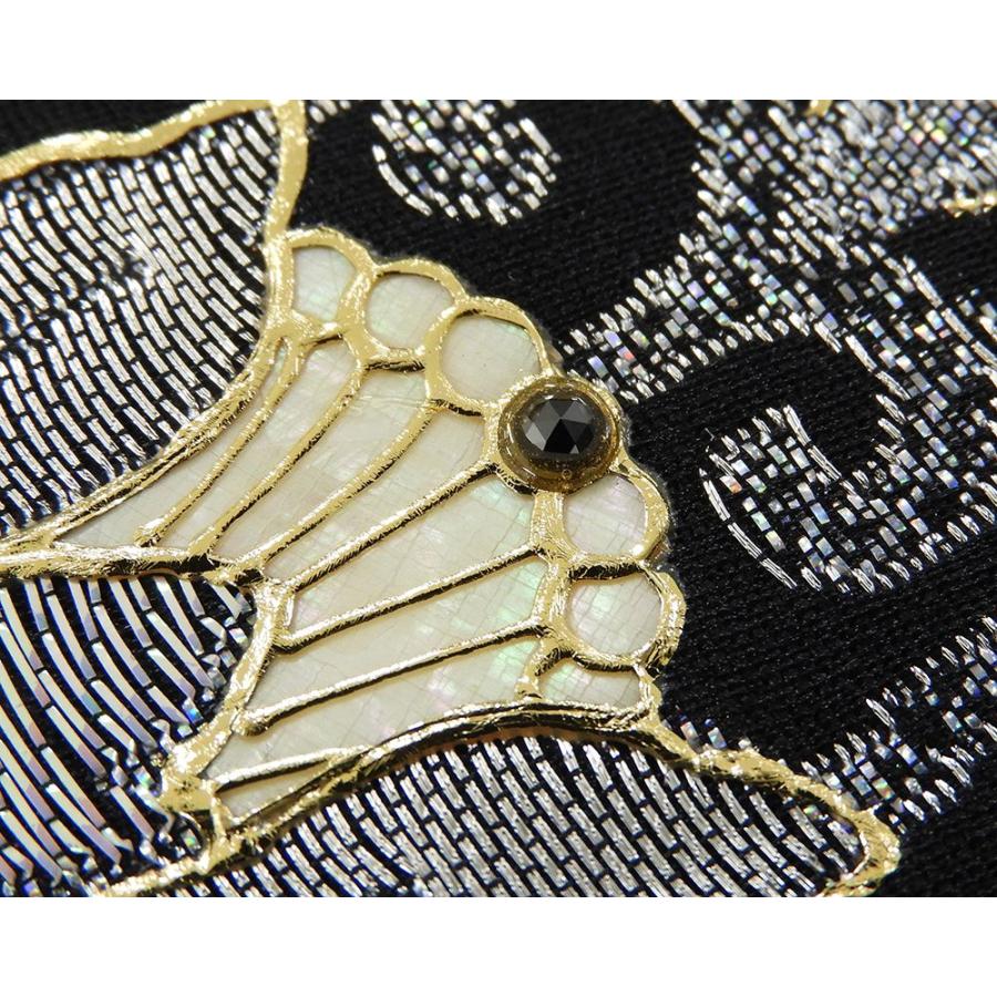 袋帯 新品仕立付き 正絹 螺鈿作家 藤本隆士作 西陣 京都イシハラ謹製