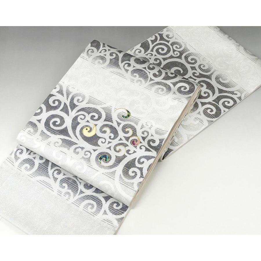 袋帯 新品仕立付き 正絹 螺鈿作家 藤本隆士作 ブラックダイヤ パール箔 袋帯 未仕立 仕立て代込み 結婚式 入学式 卒業式 パーティー 新品 g1509 袋帯 新品仕立付き 正絹 螺鈿作家 藤本隆士作 ブラックダイヤ パール箔