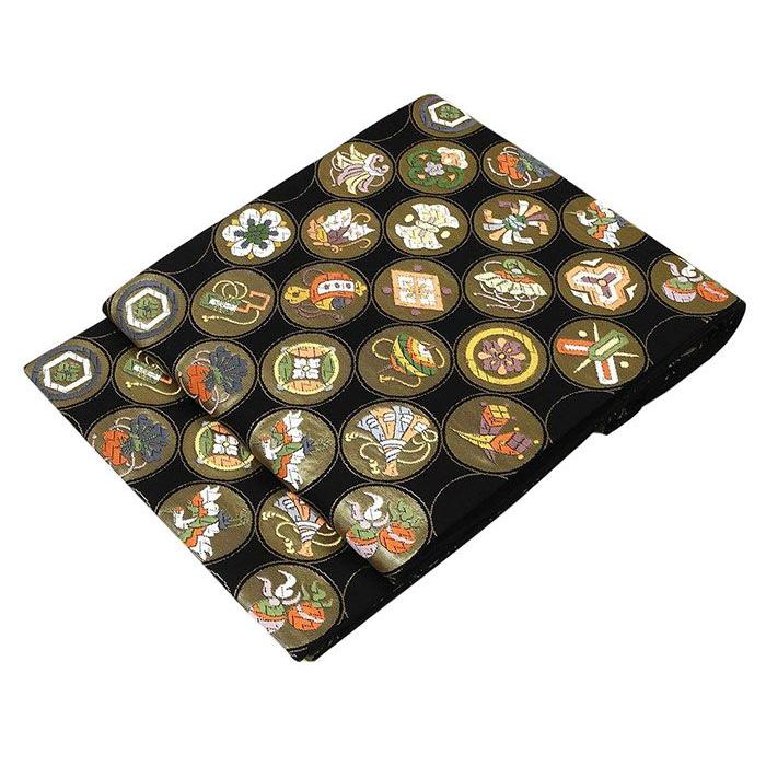 袋帯 新品仕立済 正絹 西陣 白寿苑謹製 宝尽くし文様 新品