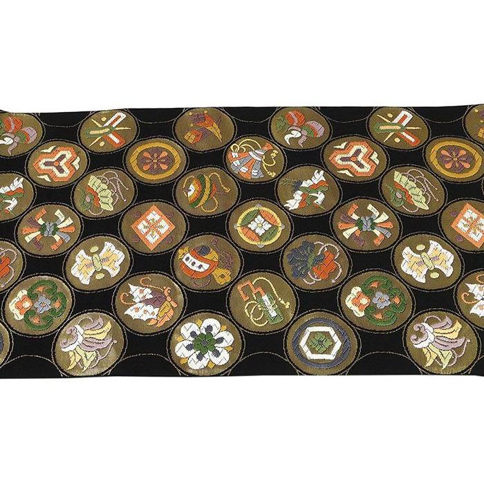 袋帯 新品仕立済 正絹 西陣 白寿苑謹製 宝尽くし文様 新品