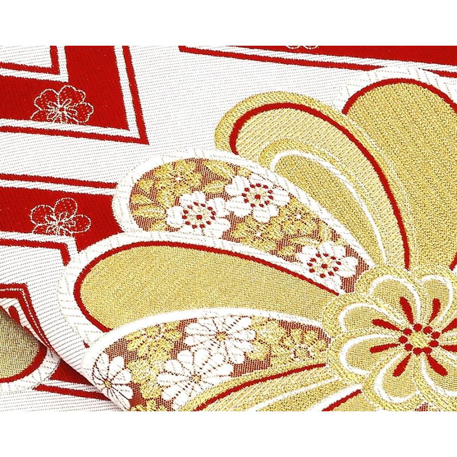 袋帯 新品仕立済 西陣 大光謹製 菊花菱模様 新品 仕立て上がり 成人式