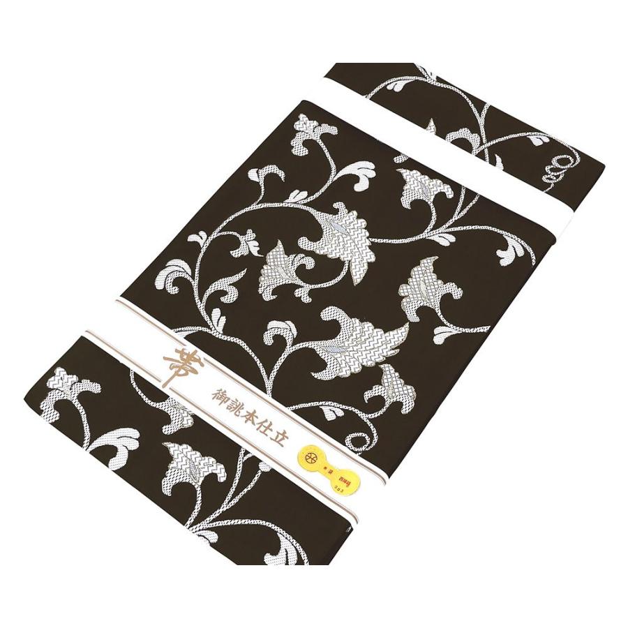 20％OFF SALE 袋帯 新品仕立済 正絹 西陣 山下織物謹製 真珠箔 華文様 小難あり 新品 仕立て上がり 結婚式 入学式 卒業式 パーティー g2819_3