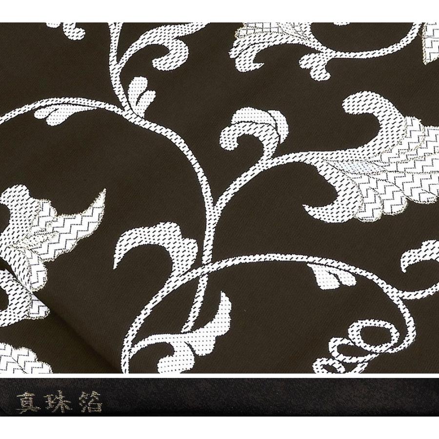 20％OFF SALE 袋帯 新品仕立済 正絹 西陣 山下織物謹製 真珠箔 華文様 小難あり 新品 仕立て上がり 結婚式 入学式 卒業式 パーティー g2819_4