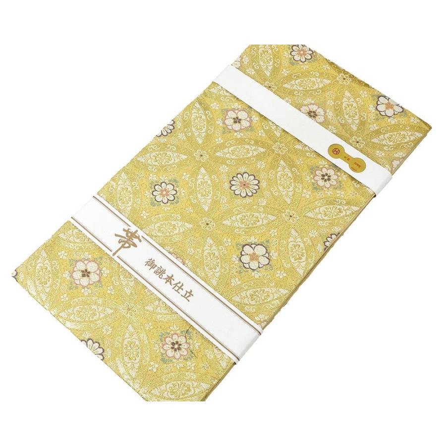 袋帯 新品仕立済 西陣 大光謹製 七宝花菱文様 新品 仕立て上がり 結婚