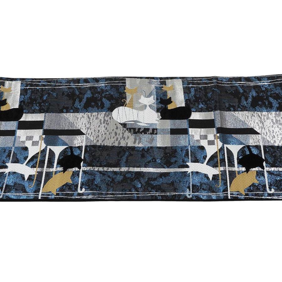 袋帯 新品仕立済 西陣 大光謹製 猫夜空模様 袋帯 新品 仕立て上がり パーティー g2870 袋帯 新品仕立済 西陣 大光謹製 猫夜空模様 新品 仕立て上がり