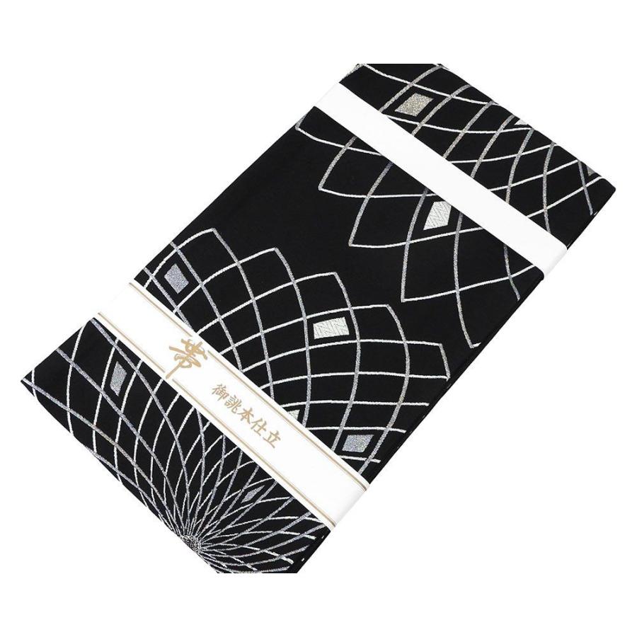 袋帯 新品仕立済 西陣 佐々木染織謹製 幾何華模様 新品 仕立て上がり