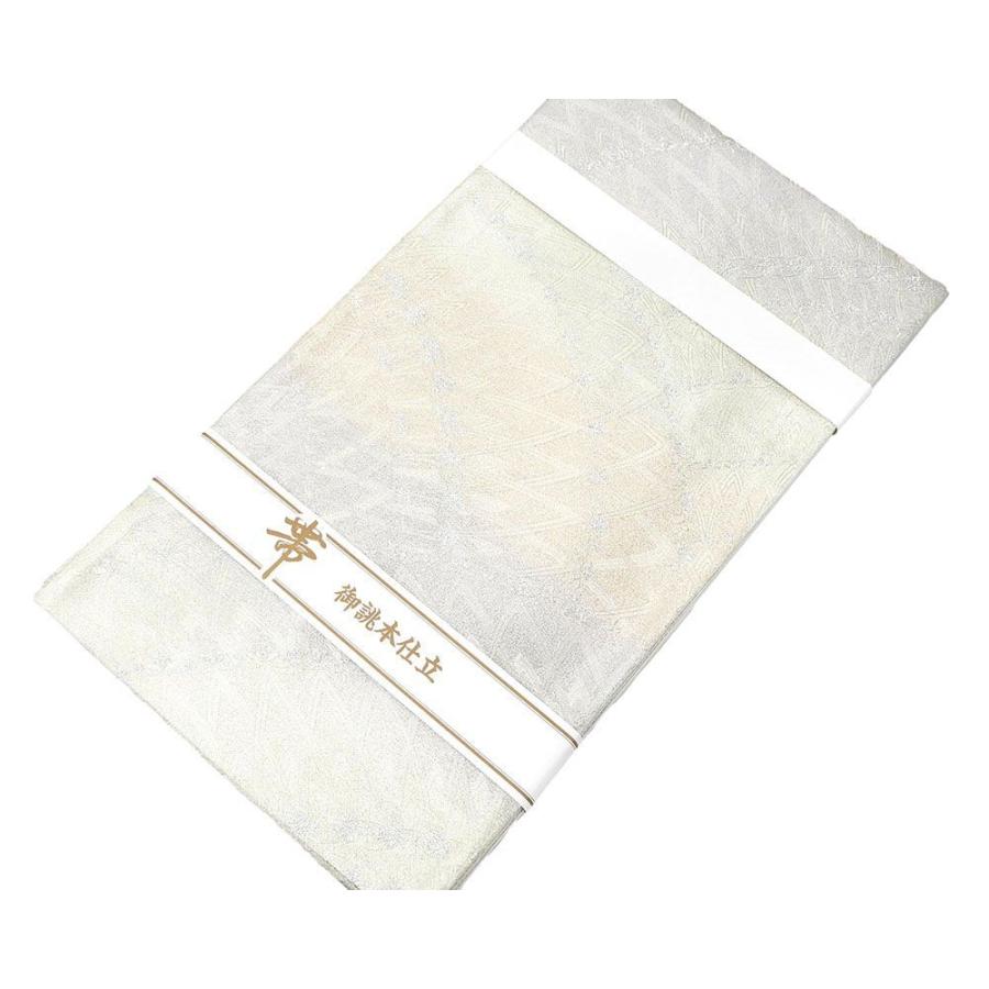 袋帯 新品仕立済 西陣 橋本清織物謹製 悠彩つづれ 幾何文様 新品