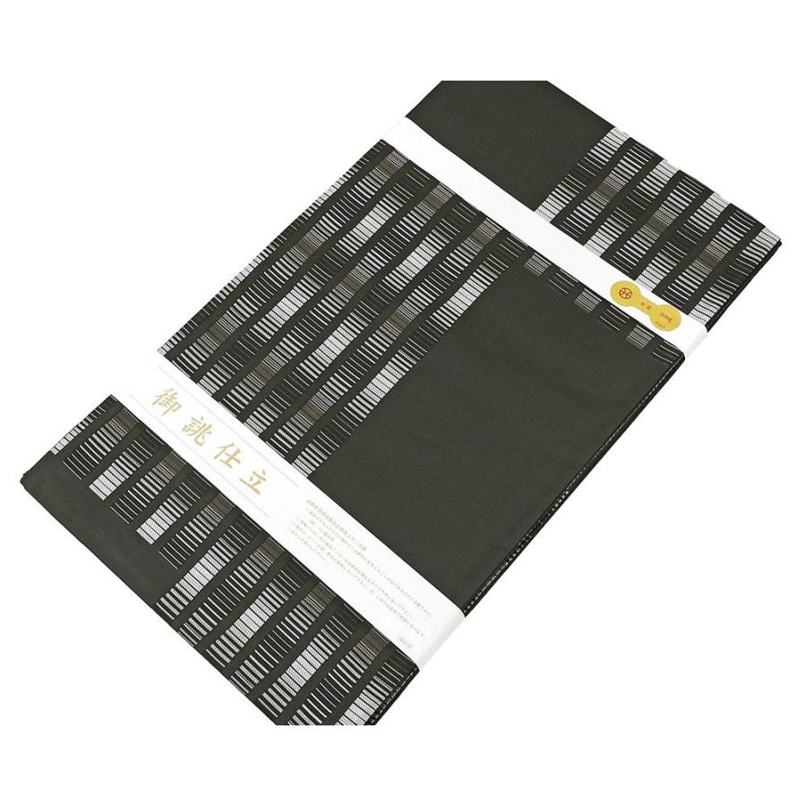 袋帯 新品仕立済 西陣 大光謹製 縦縞幾何模様 新品 仕立て上がり