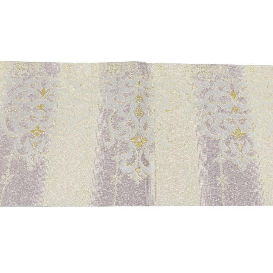 袋帯 新品 仕立て上がり 西陣 華翔苑謹製 唐花模様 新品仕立済