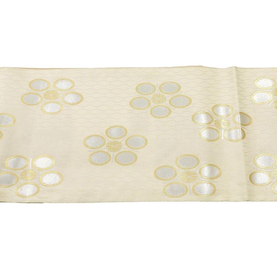 平和屋着物●ファッションデザイナー　稲葉賀恵　六通柄袋帯　横段動物吉祥文　金糸　正絹　逸品　CAAX1420hy 平和屋着物○ファッションデザイナー 稲葉賀恵 六通柄袋帯 横段動物