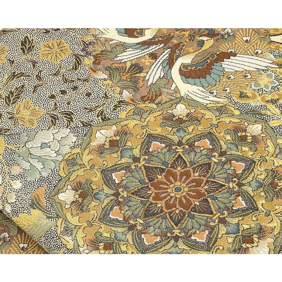 袋帯 未着用美品 正絹 紹鳳麗華文模様 未使用 新古品 結婚式 入学式