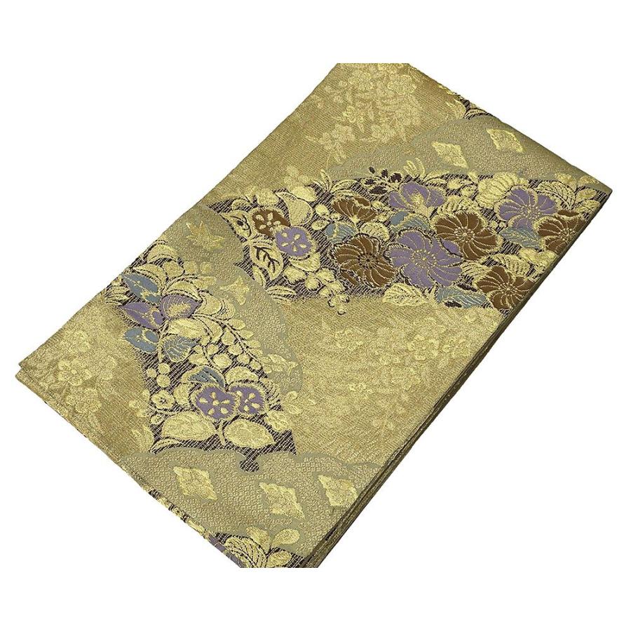 袋帯 正絹 辻が花模様 リサイクル 中古 フォーマル 礼装用 パーティー