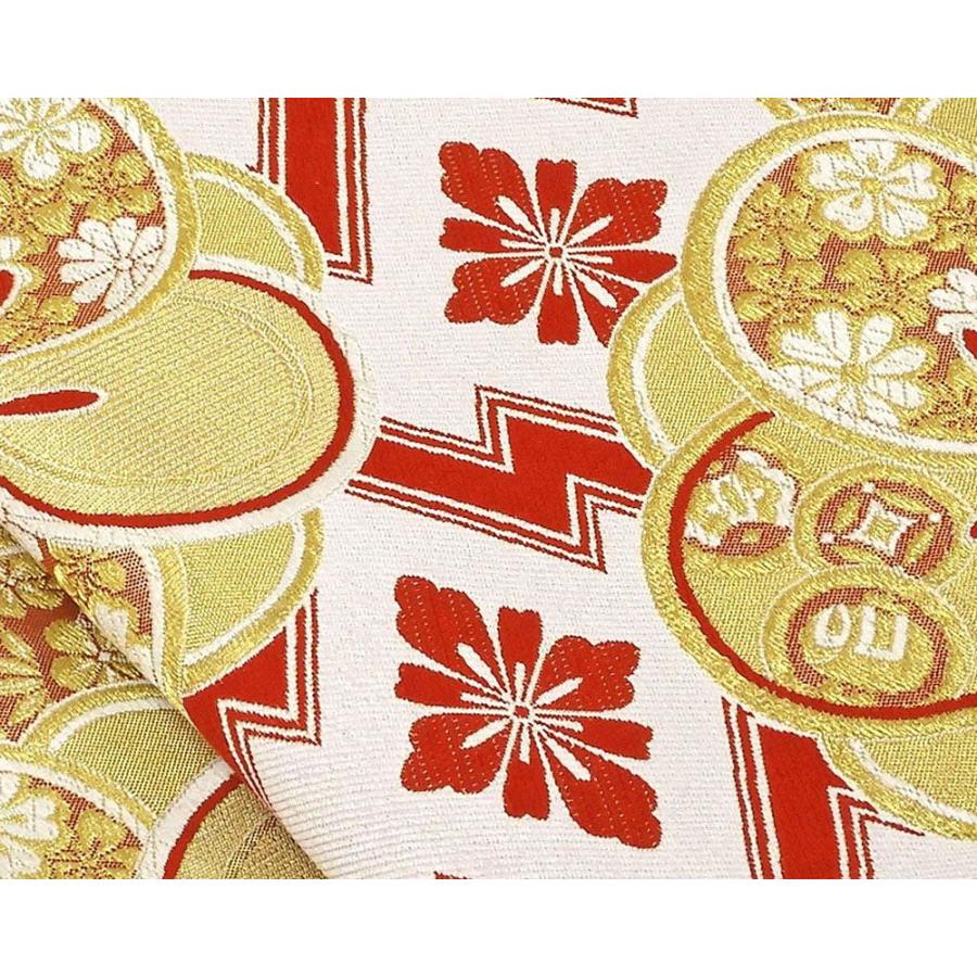 袋帯 松皮菱梅桜模様 振袖用 リサイクル 中古 フォーマル 礼装用