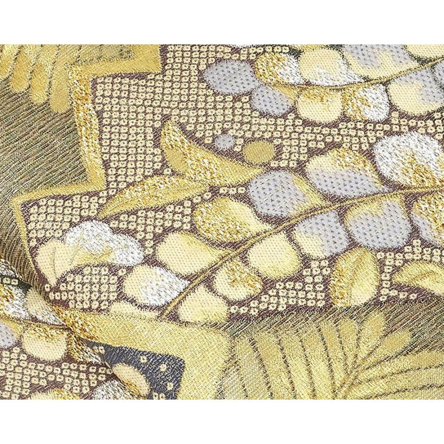 袋帯 正絹 松藤匹田模様 良品 リサイクル 中古 フォーマル 礼装用