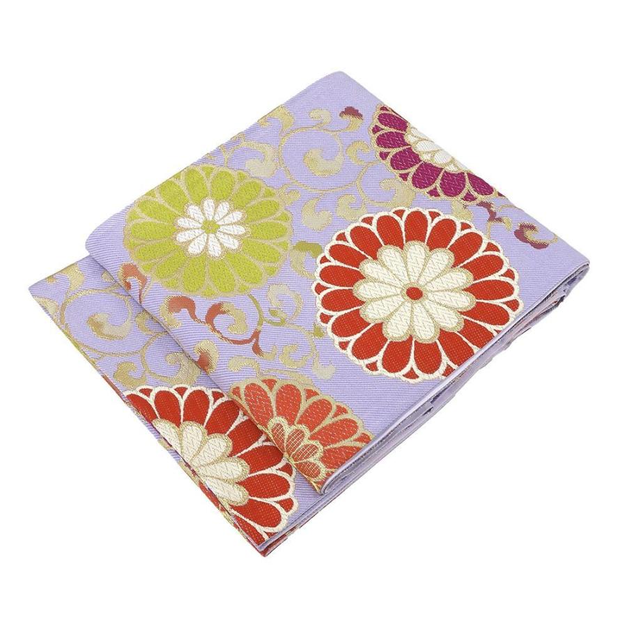 袋帯 交織 菊花唐花模様 リサイクル 中古 フォーマル 礼装用 パーティー 着物 g4095 袋帯 交織 菊花唐花模様 リサイクル 中古 フォーマル 礼装用