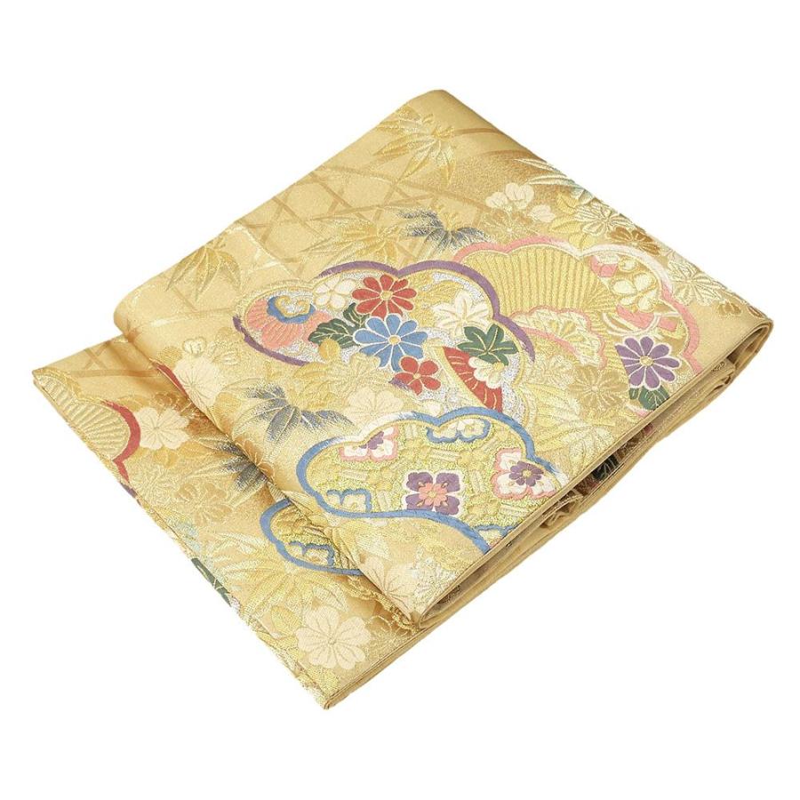 袋帯 未着用美品 正絹 紹鳳麗華文模様 袋帯 未使用 新古品 結婚式 入学