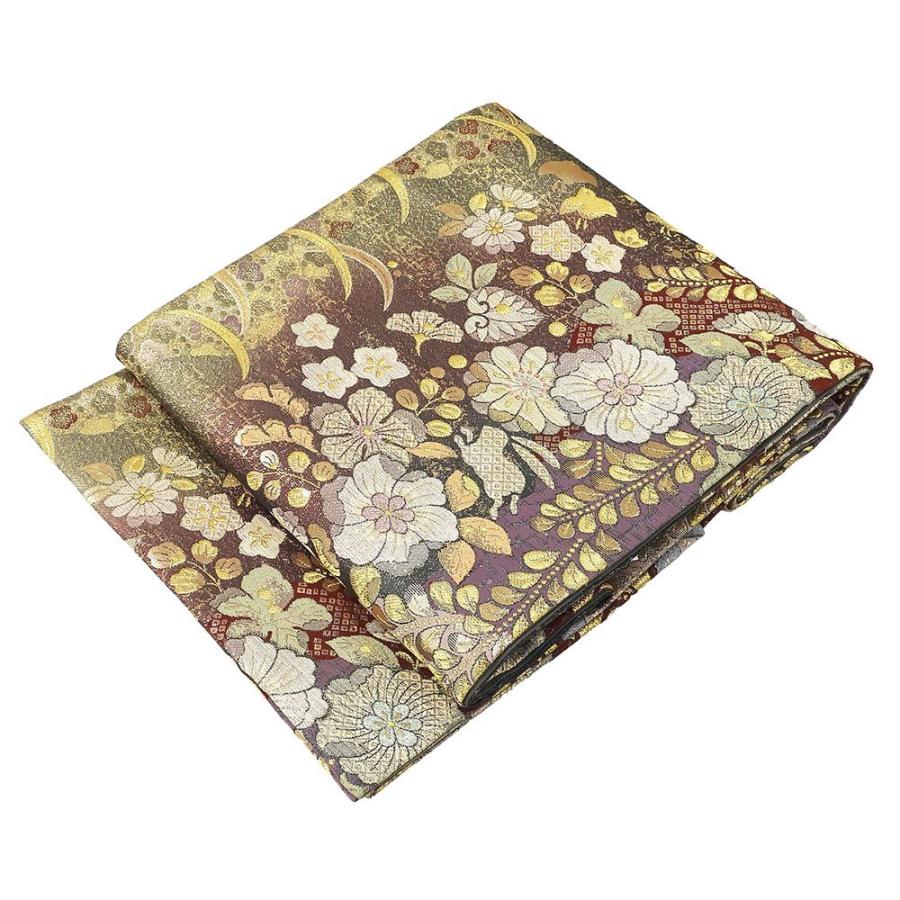 No.2526 未使用シリーズ正絹辻が花絞り金通し袋帯 美品 【公式通販】