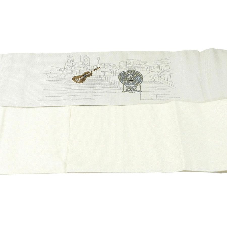 名古屋帯 新品仕立済 西陣 辻梅機業店謹製 ローマの休日模様 新品 仕立て上がり h2829 名古屋帯 新品仕立済 西陣 辻梅機業店謹製 ローマの休日模様 新品