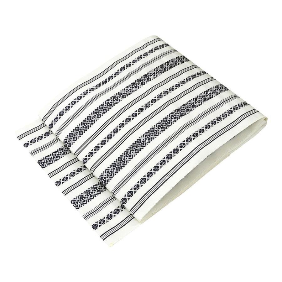 正絹 名古屋帯 八寸 井上絹織謹製 本場筑前 博多織 三献上 白✕黒 逸品 美品 楽天市場】【全3色】博多織 井上絹織 謹製 献上柄 八寸名古屋帯