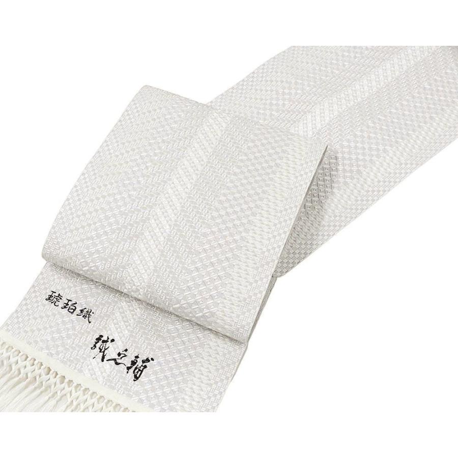 名古屋帯 新品 本場筑前 博多織 大倉織物謹製 織屋誠之輔 幾何模様