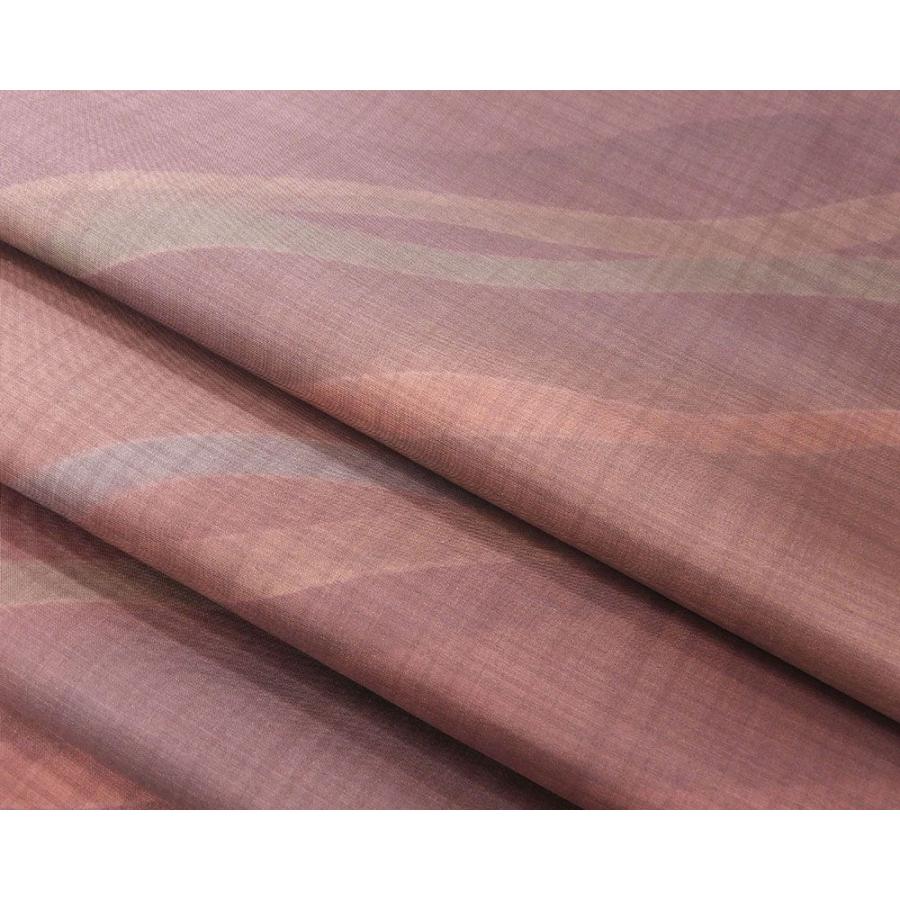 20％OFF！SALE コート 新品 正絹 旗印 本場縞大島 染色作家 岩浅公展作 リバーシブル ロングコート 大島紬 反物 新品 未仕立 j2015の画像
