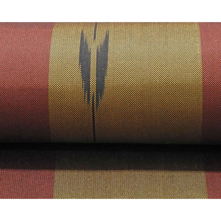 20％OFF！SALE コート 新品 正絹 旗印 本場縞大島 染色作家 岩浅公展作 リバーシブル ロングコート 大島紬 反物 新品 未仕立 j2015の画像