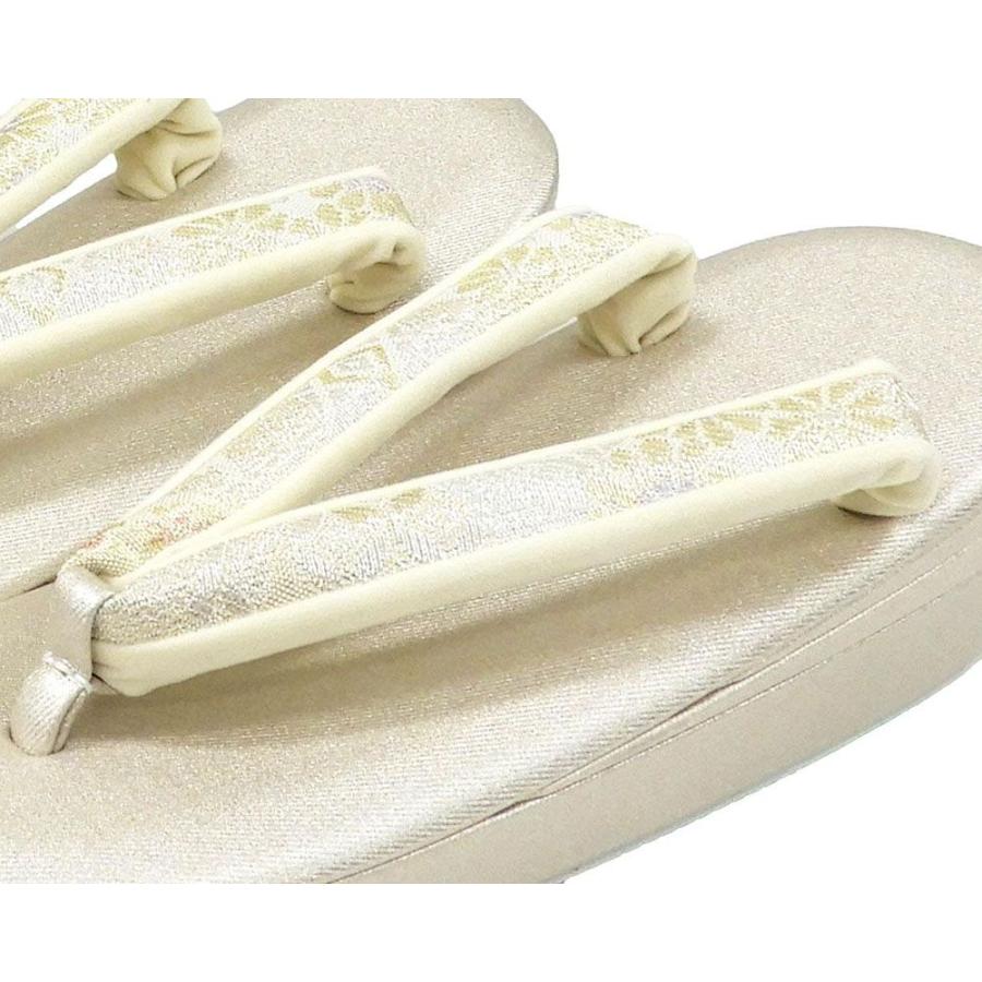 草履 バッグ 紗織 西陣織 帯地 草履 バッグセット フォーマル パールトーン加工済み Ｍ寸 日本製  訪問着 新品 草履 バッグ 紗織 西陣織 帯地 バッグセット フォーマル パールトーン