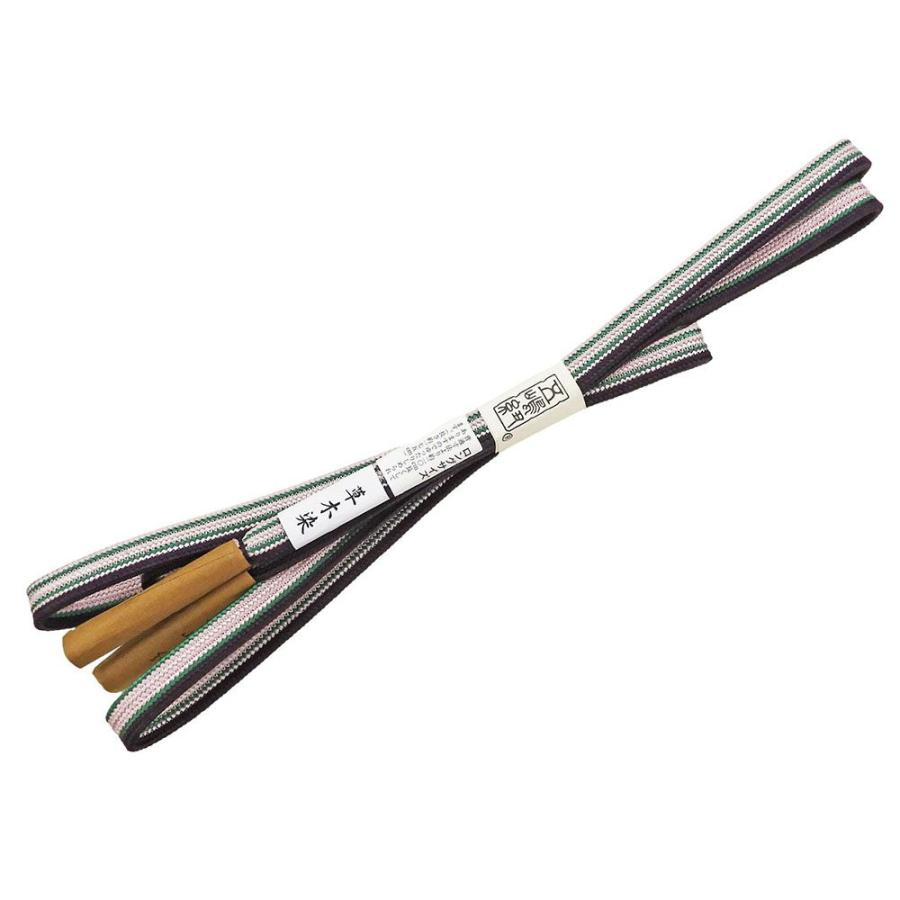 帯締め 正絹 五嶋紐 帯締め ロングサイズ 草木染 日本製 平組 長尺 LL